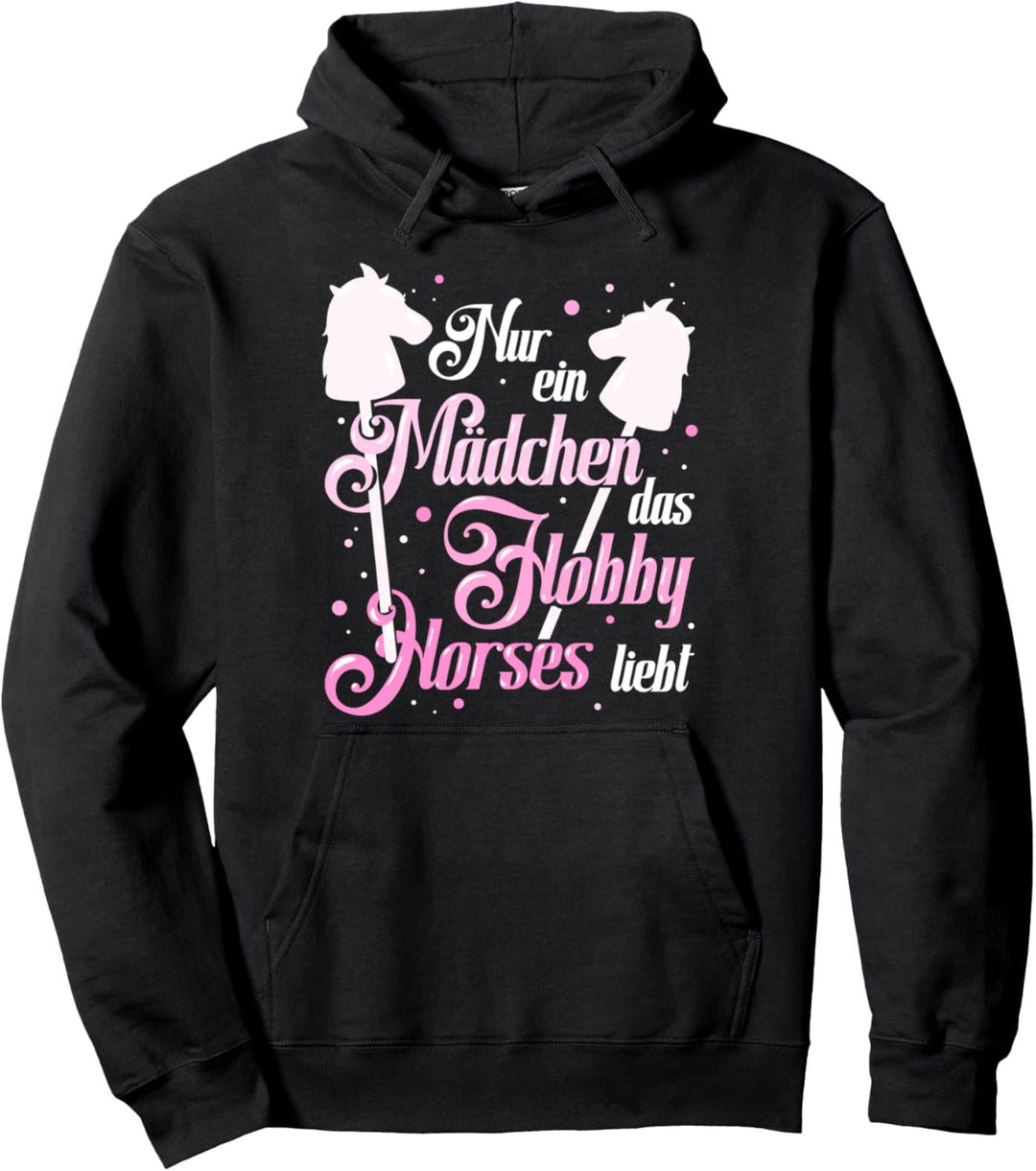 Nur Ein Mädchen Das Hobby Horses Liebt Hobby Horsing Pferde Pullover Hoodie