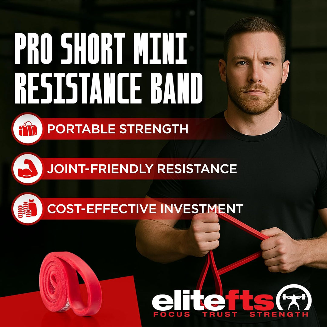 EliteFTS Pro Resistance Band Pair Pull up, Pair Schwer