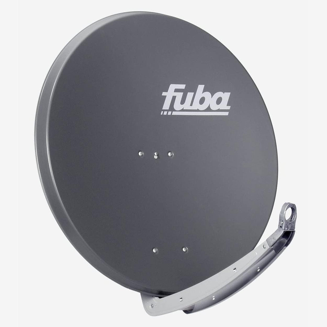 Fuba DAA 780 A Satellitenantenne Aluminium in Anthrazit HDTV 3D 4K Premium X Deluxe Octo LNB Sat, 78
