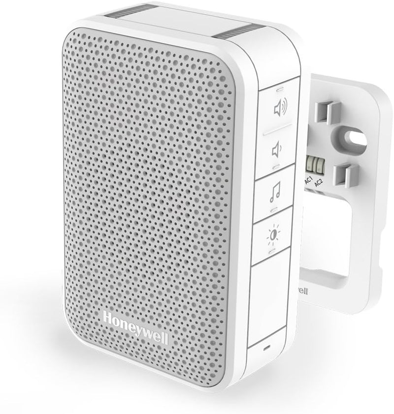 Honeywell Home DW313S Serie 3 verdrahteter Türgong mit LED-Licht (weiss), Weiss, 216 x 115 x 68 verd