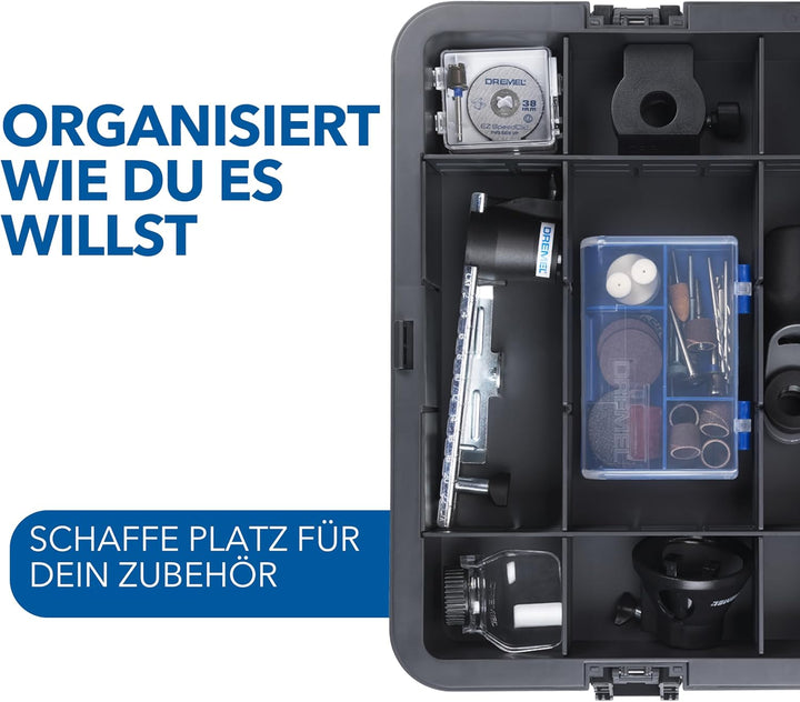 Dremel 4250 Multitool 175W, variable Drehzahl 5.000-35.000 U-min, Multitool-Kit mit 6 Aufsätzen, 1 D
