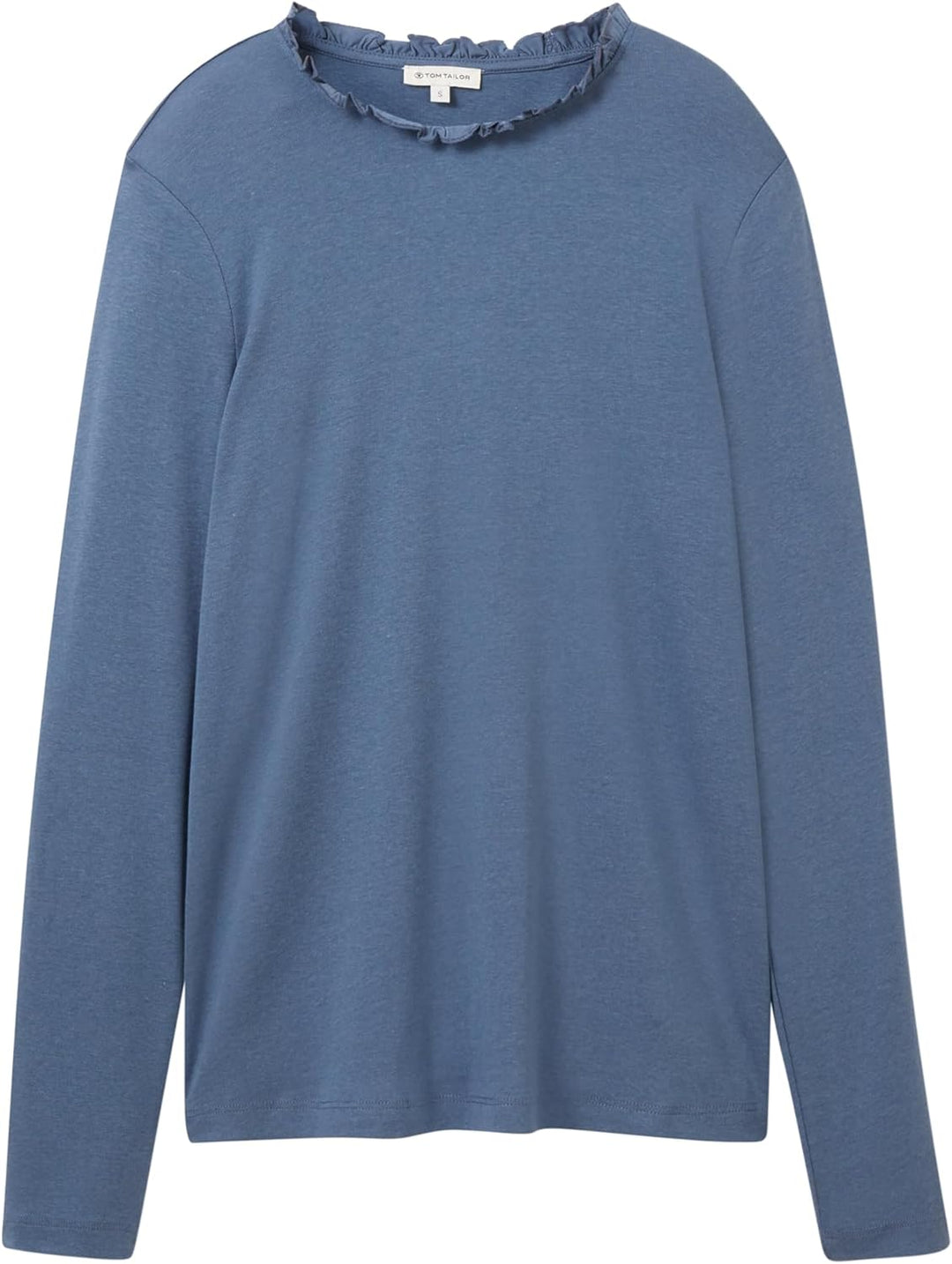 Tom Tailor Damen 1039095 Longsleeve T-Shirt (1er Pack) M 10904 - Stormy Sea Blue, M 10904 - Stormy S