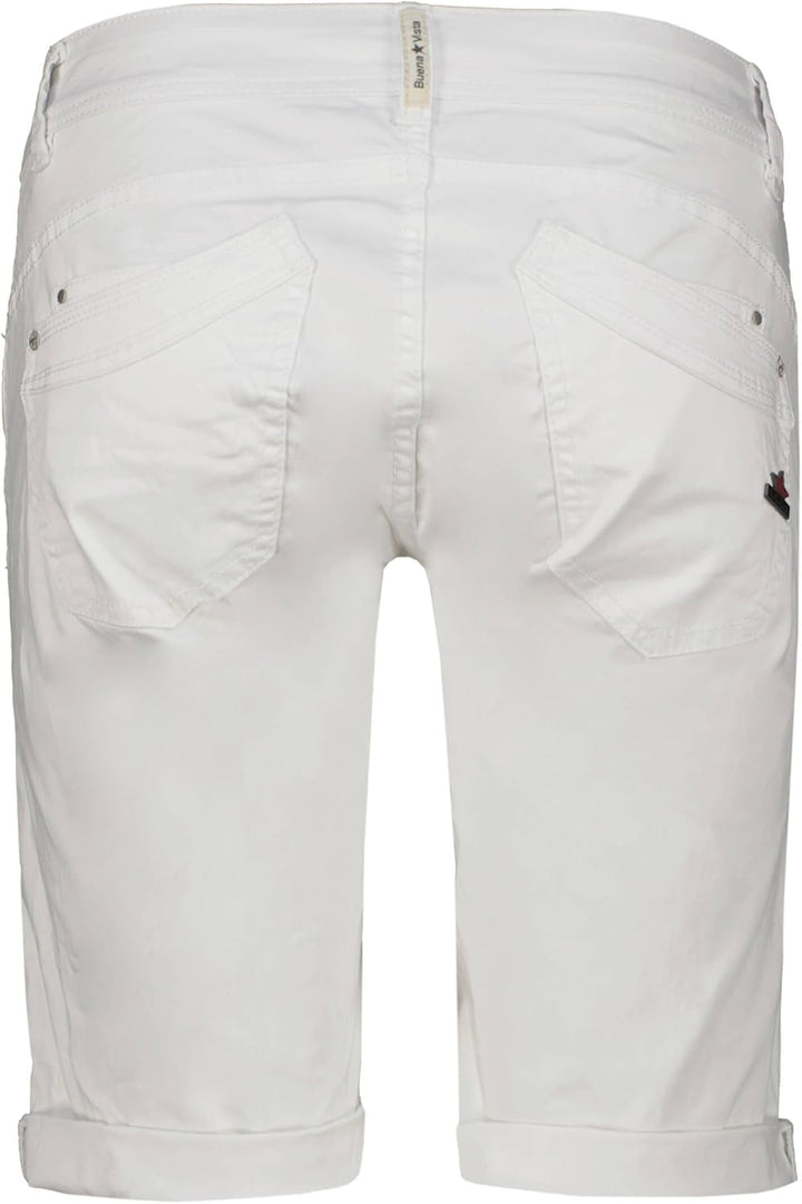 Buena Vista Damen Shorts Malibu Stretch Twill XS Weiss, XS Weiß