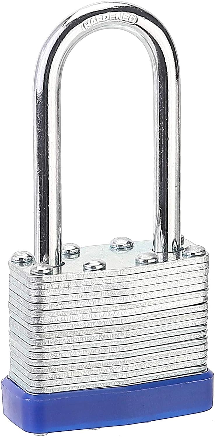 Schloss, 40 mm, laminierte Vorhängeschlösser, gleichschliessend, 5,1 cm lange Bügelschlösser, 8 Stüc