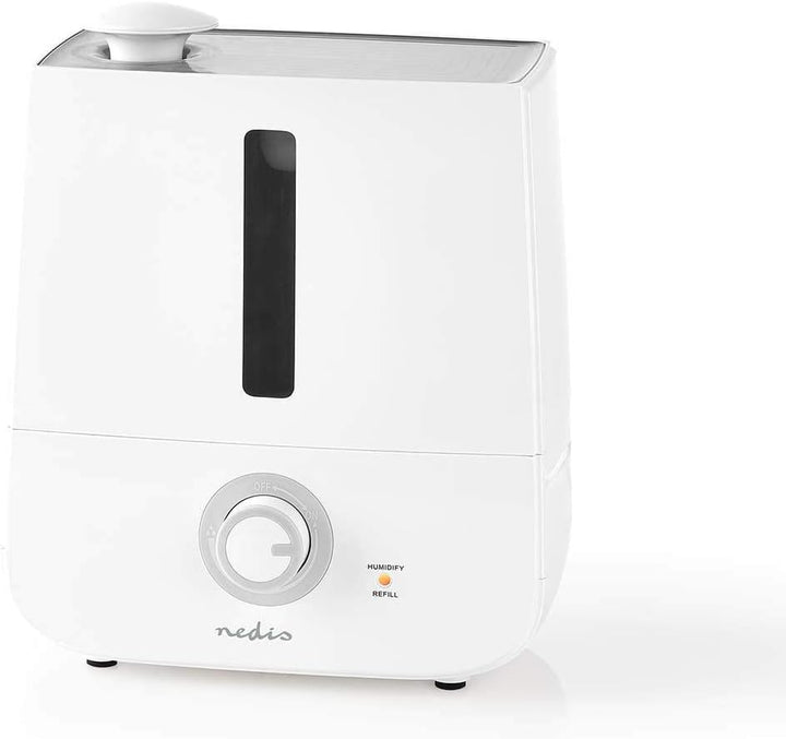 Nedis - Befeuchter - 2,8 l - Kühlnebel - Automatischer Stopp - Einfach einstellbar - Für gesundes, g