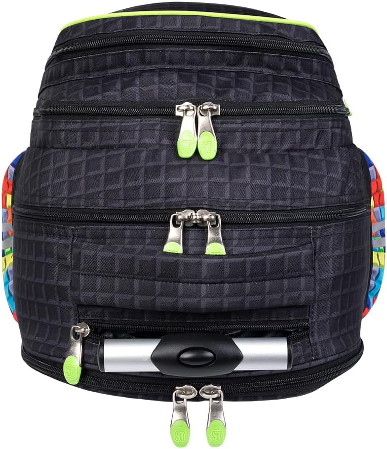 St.Right Graffiti Rucksack Trolley Schule Elementare Medium Mädchen Jungen Damen Herren Gross