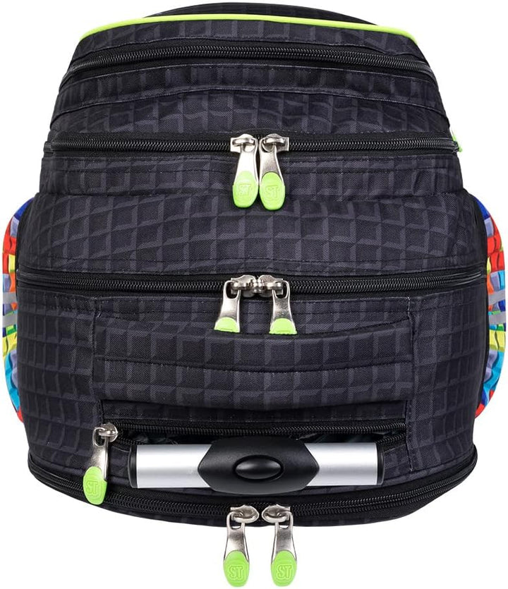 St.Right Graffiti Rucksack Trolley Schule Elementare Medium Mädchen Jungen Damen Herren Gross