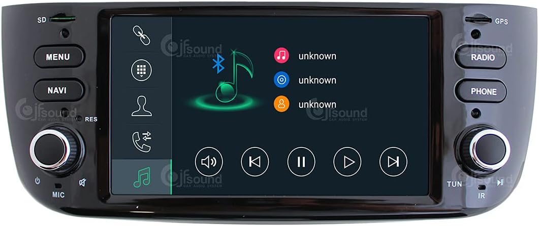 Personalisiertes Autoradio für FIAT Punto Evo Android GPS Bluetooth WiFi USB DAB+ Touchscreen 6.2" 8