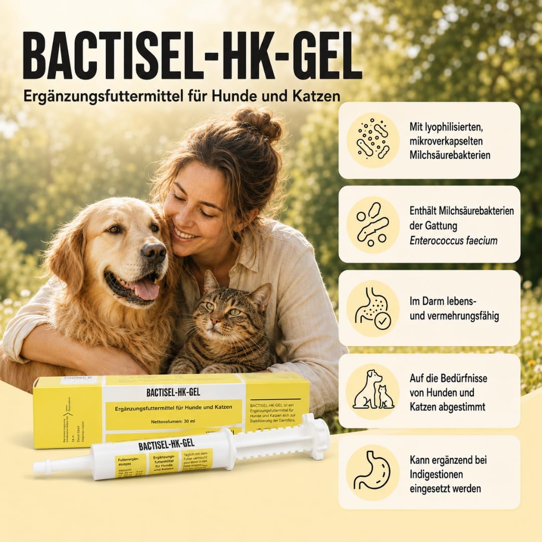 Selectavet Bactisel HK Gel für Hunde - Doppelpack - 2 x 30ml