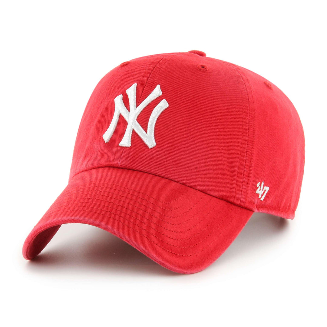 '47 New York Yankees Adjustable Cap Clean Up MLB 31 Rot, 31 Rot
