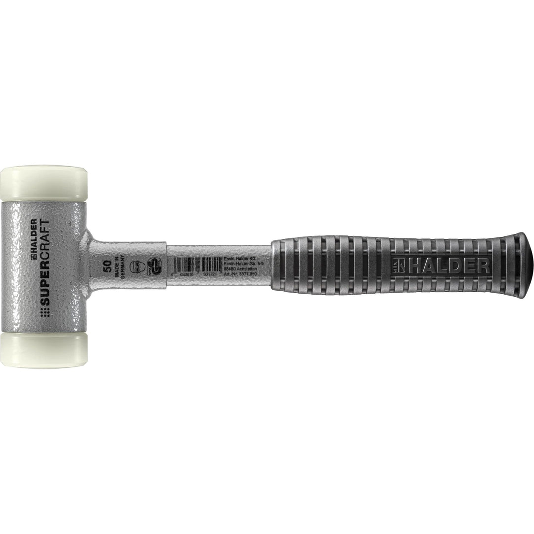 Supercraft Schonhammer, mit bruchsicherem Stahlrohrstiel und ergonomisch geformtem, rutschsicherem G