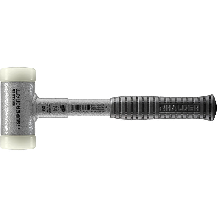 Supercraft Schonhammer, mit bruchsicherem Stahlrohrstiel und ergonomisch geformtem, rutschsicherem G