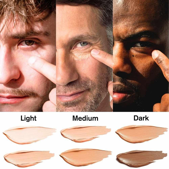 MaleUp Concealer Bundle – Mittel – 2er-Set für Männer – Kaschiert Augenringe & Hautunebenheiten – Na