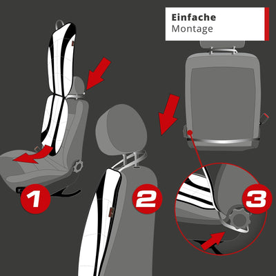 Walser Auto-Sitzaufleger Grafis, Auto-Sitzauflage, Sitzschoner-PKW universal, Autositzschoner, Auto-