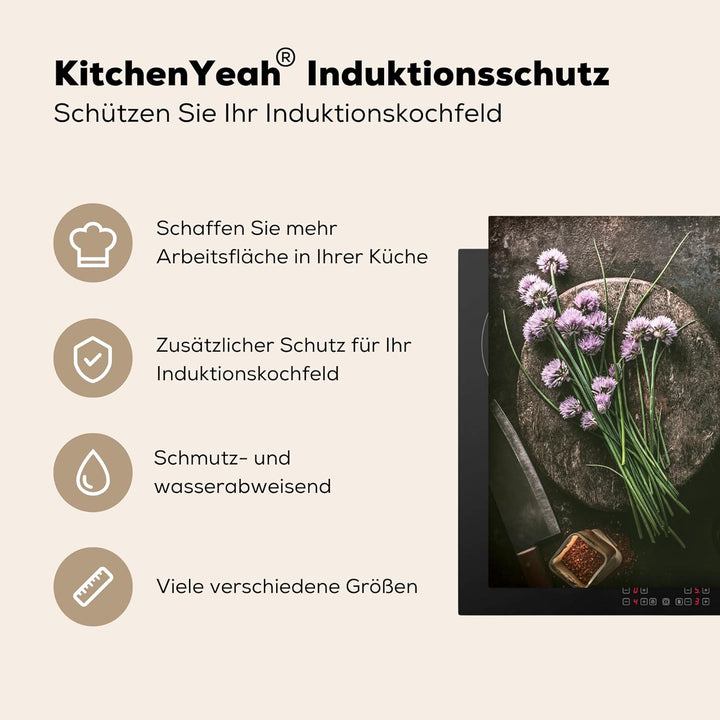 KitchenYeah© Herdabdeckplatte Einteilig Ceranfeld Abdeckplatte Küche Deko Ceranfeldabdeckung Herdabd