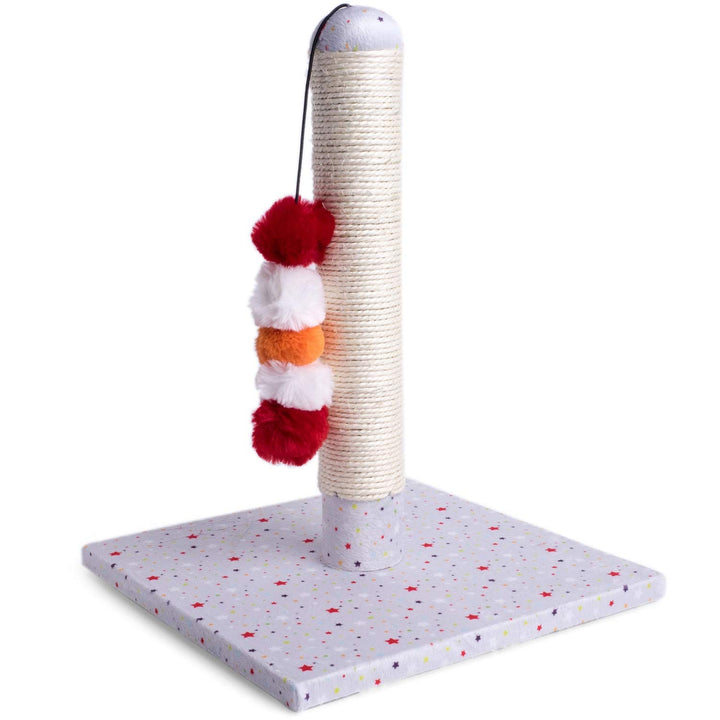 Little Petface - Sisal Kratzbaum mit Pompoms Pompom-Kratzer, Pompom-Kratzer