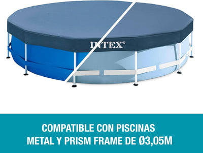 Intex Deluxe Pool Cover - Poolabdeckplane Deluxe - Ø 549cm - Für Ultra Frame Pool 549 Zentimeter, 54