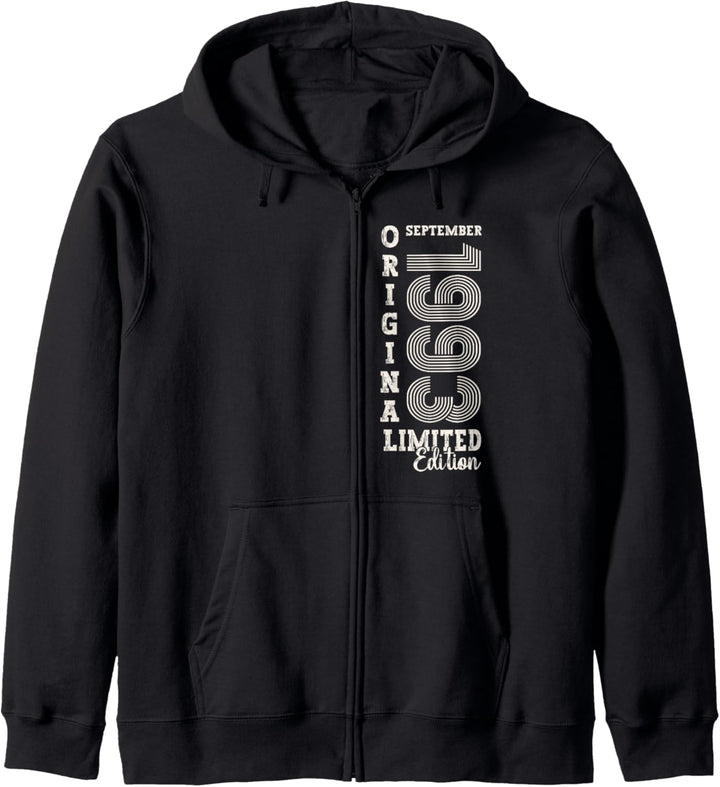 30. Geburtstag Herren Original September Jahrgang 1993 Kapuzenjacke