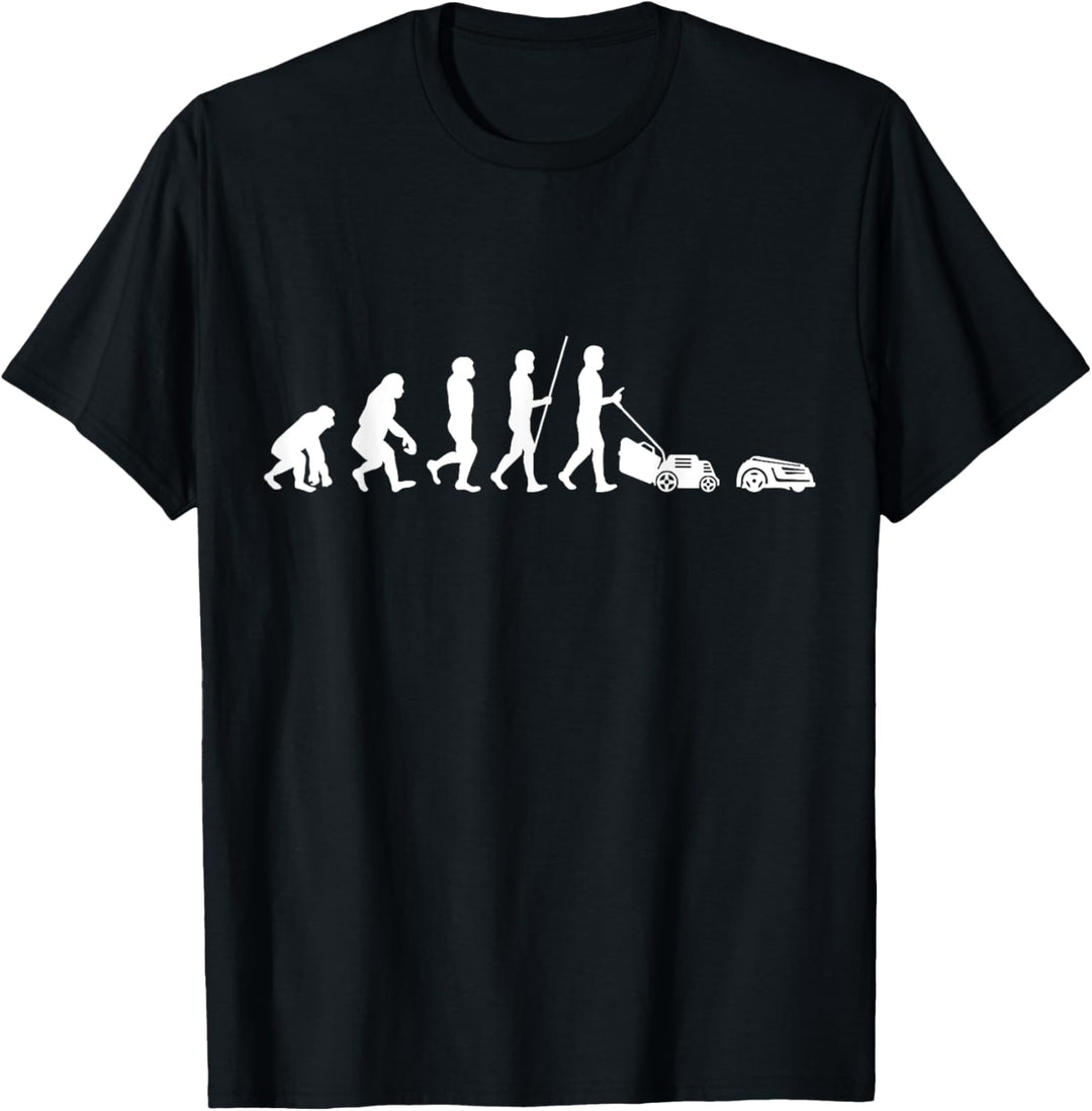 Mähroboter Garten Evolutions Rasenroboter Männer Kleingarten T-Shirt