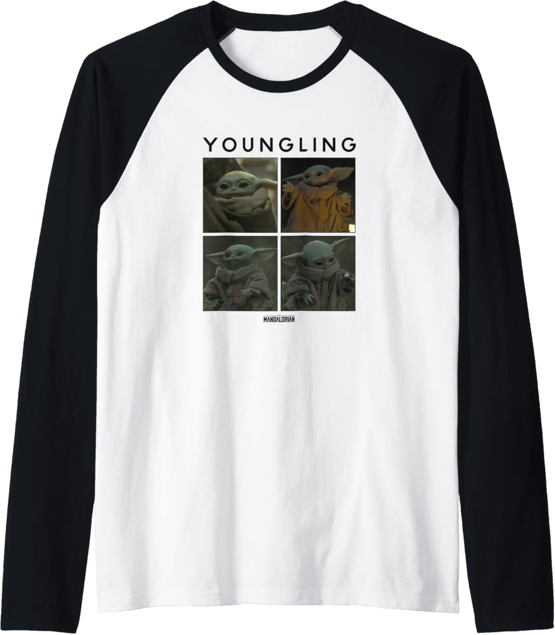 Star Wars: The Mandalorian The Child Youngling Panels R13 Raglan