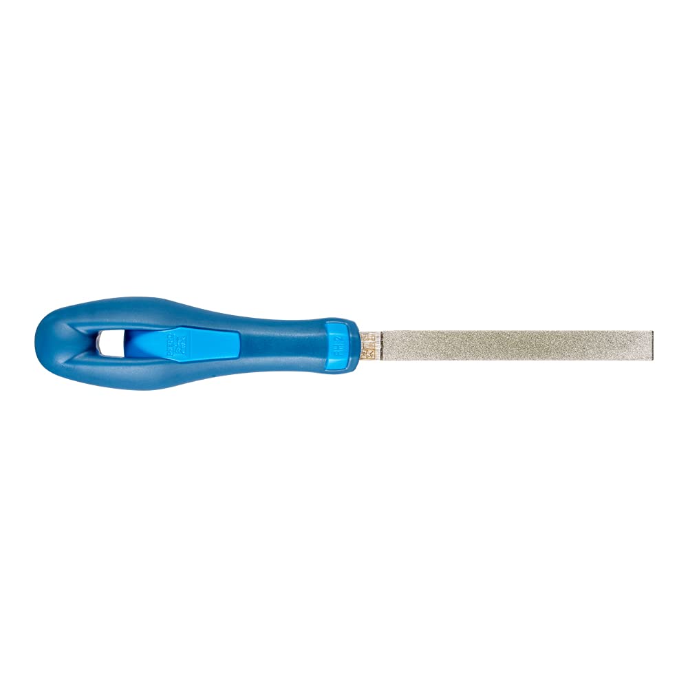 PFERD Diamant-Werkstattfeile flachstumpf | 100mm D126 (mittel) | 15400126 – für harte Werkstoffe Fla