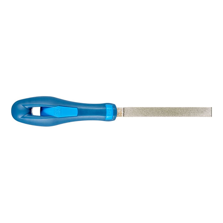PFERD Diamant-Werkstattfeile flachstumpf | 100mm D126 (mittel) | 15400126 – für harte Werkstoffe Fla
