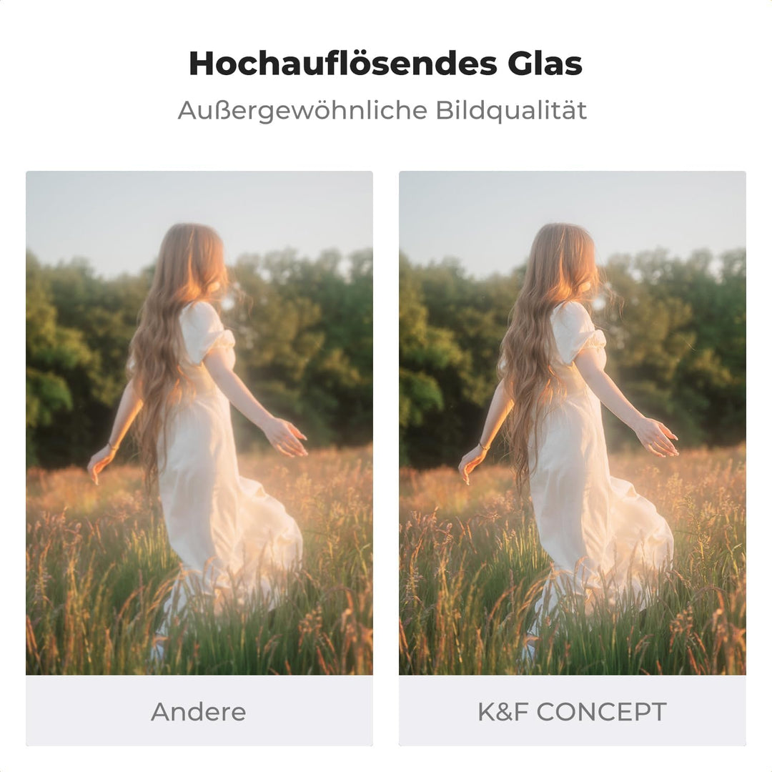 K&F Concept Nano X Square Black-Mist 1 Black Promist 1 Filter Rechteckfilter Effektfilter 100MM*100M
