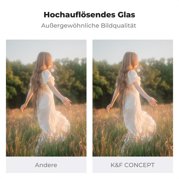 K&F Concept Nano X Square Black-Mist 1 Black Promist 1 Filter Rechteckfilter Effektfilter 100MM*100M