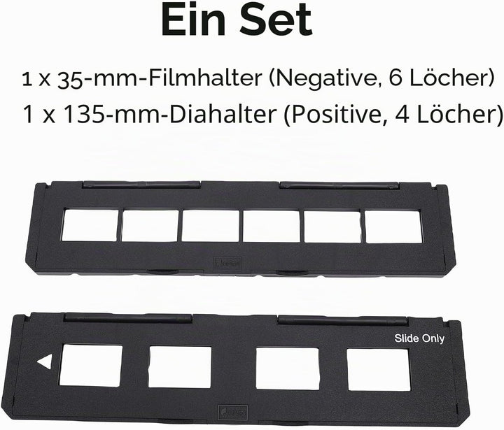 Annadue 135mm Folienhalter und 35mm Negativer Filmhalter für Folien/Filmscanner (7200, 7200U), Schüt