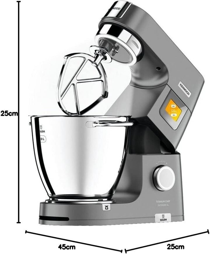 Kenwood Titanium Chef Patissier XL KWL90.244SI Küchenmaschine, silber