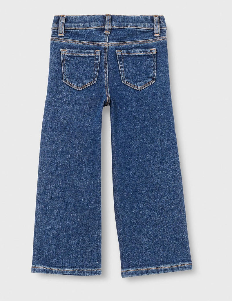 s.Oliver Junior Mädchen Jeans Hose, Wide Leg Blue 104