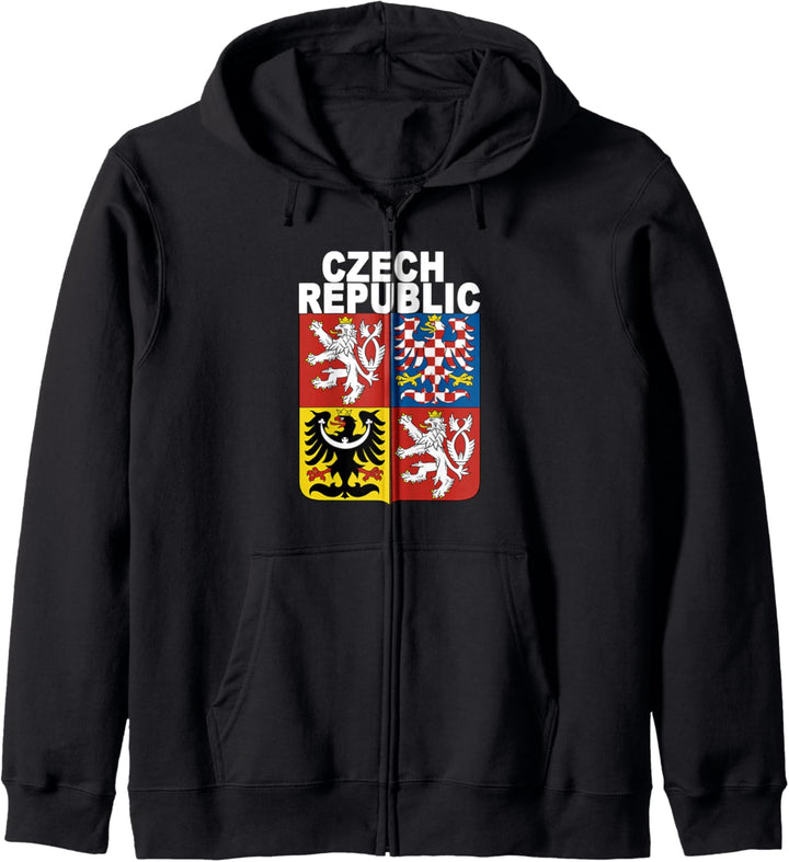 Czech Republic National Coat of Arms Design Kapuzenjacke