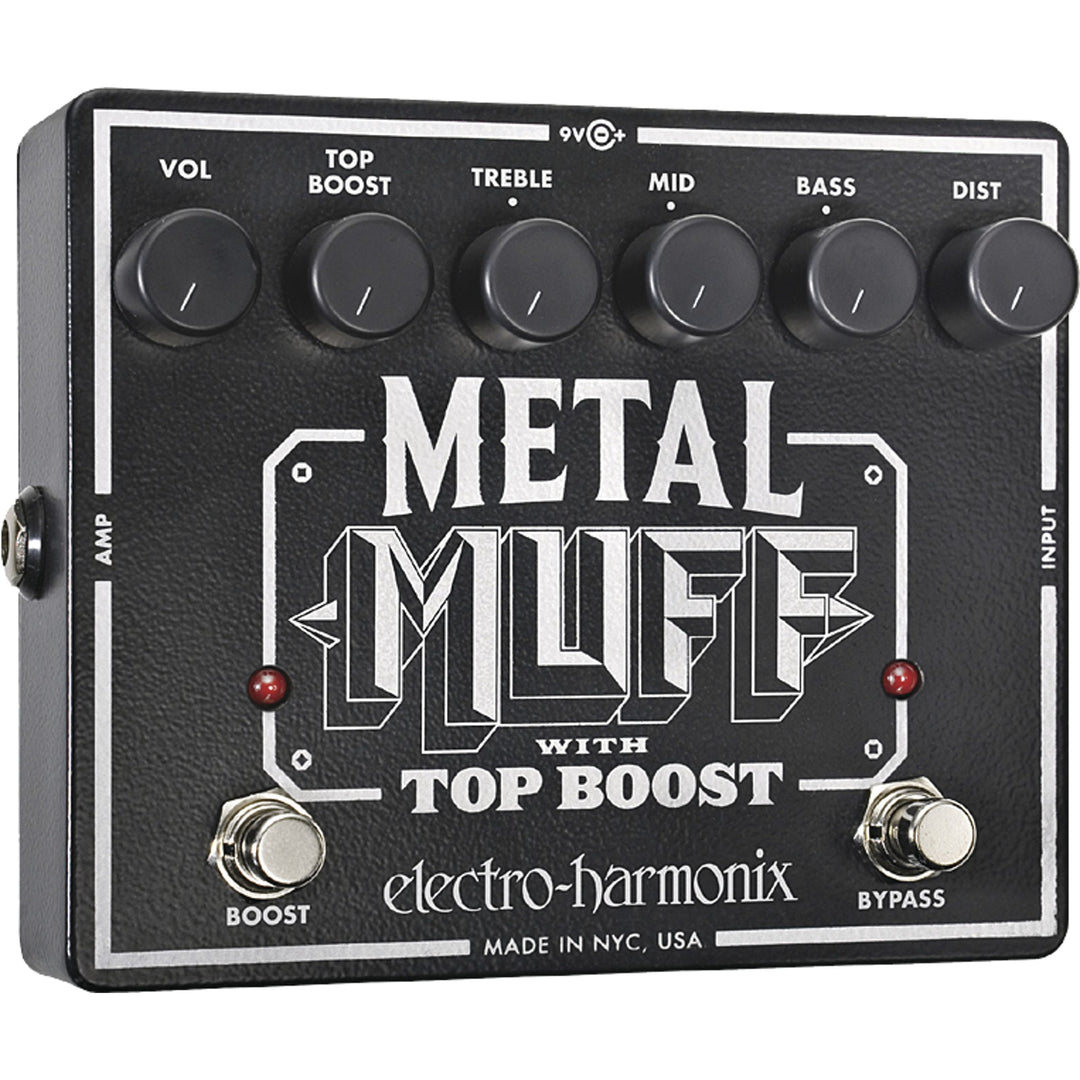 Electro Harmonix Metal Muff/Top Boost Pedal für E-Gitarre Silber