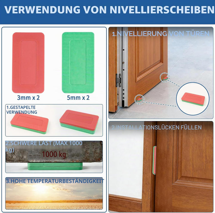 TamBee 15,2 cm Türscharniere versteckte Scharniere unsichtbare Scharniere Schwerlast Zinklegierung 1