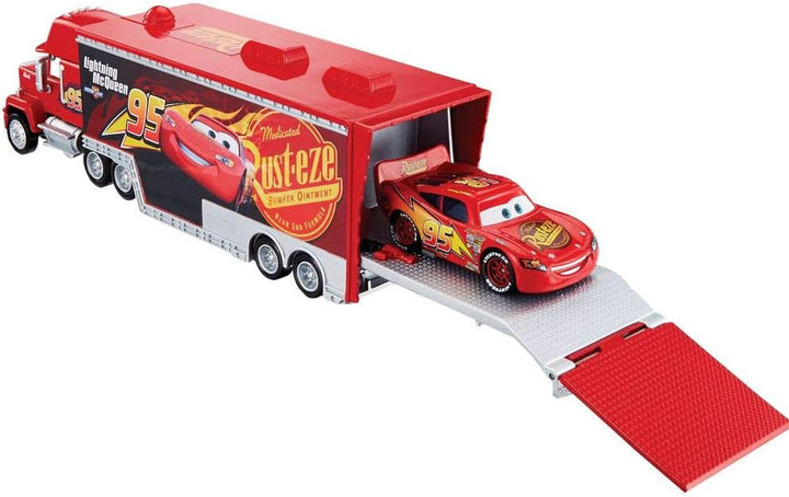 Disney Cars Mack Hauler Truck - mit Laderampe - Frachtraum für Lightning McQueen
