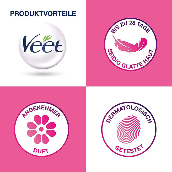 Veet Spawax Warmwachsscheiben für das Veet Spawax Wachsgerät – Langanhaltende Haarentfernung für sei