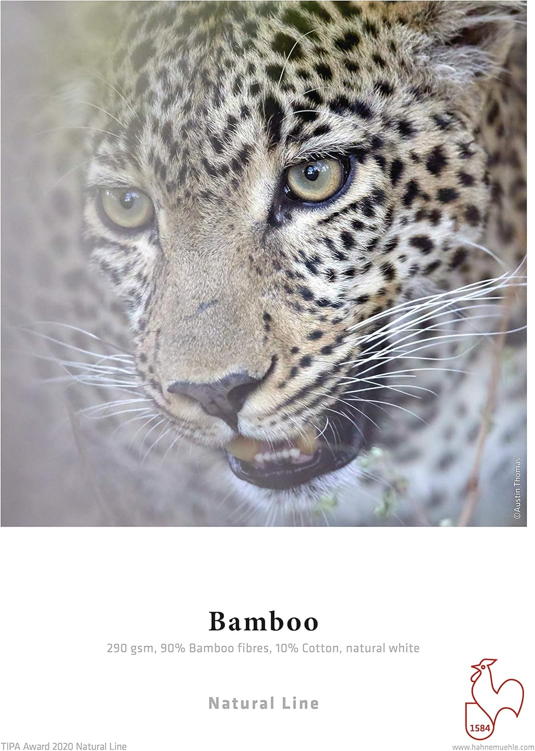 Hahnemühle 10641611 Digital FineArt Bamboo, 290 g/m², DIN A4, 210 x 297 mm, naturweiss, 210 x 297 mm