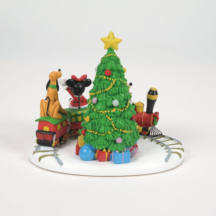 Department 56 Disney Village Miniatur-Ausstellungsstück Mickey's Holiday Express, 12 cm, Mehrfarbig