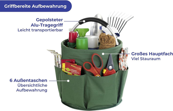 WENKO DIE BESSERE IDEE Universal-Reinigungs-Caddy Grün, Grün