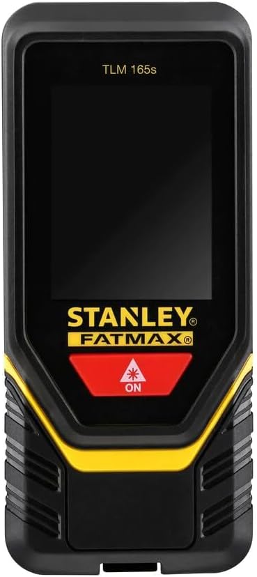 Stanley Laser-Entfernungsmesser TLM165s (Längen-, Flächen-, Volumen- und Höhenmessung, Bluetooth Dat