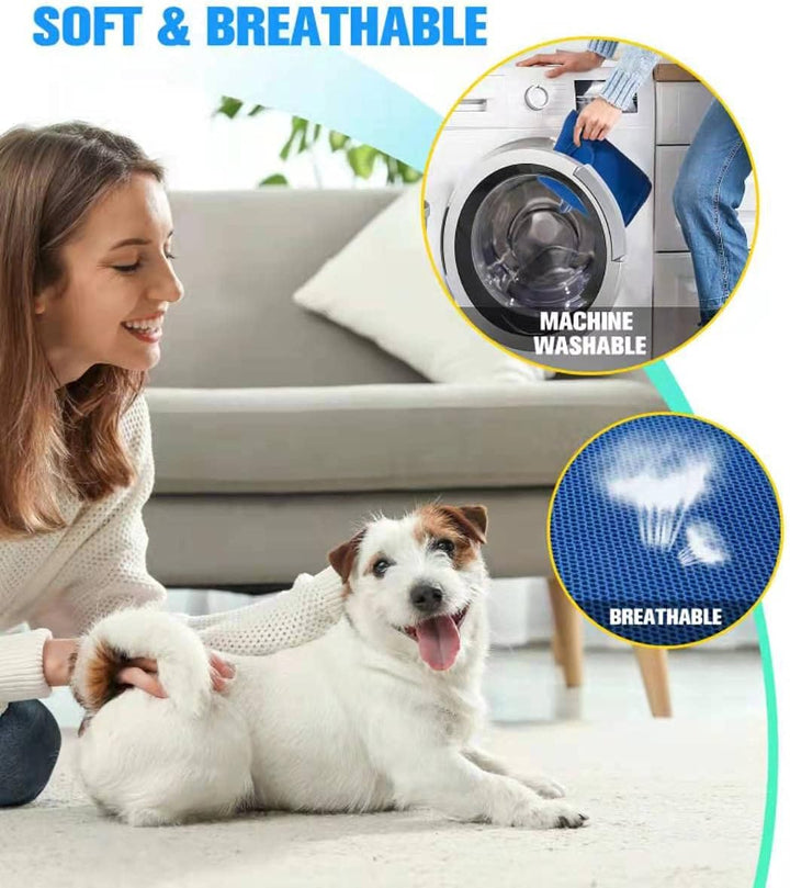 Kkiimatt 10-in-1 Haustierpflege-Hängemattengeschirr mit Nagelknipser/Trimmer, Nagelfeile, Kamm, Hund