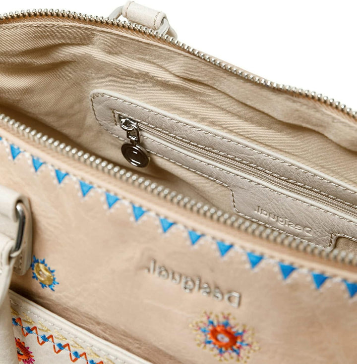 Desigual Damen PU Handtas HAND BAG, Brown, U EU