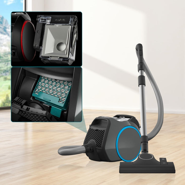 2 Stück Ersatz HEPA-Filter Set kompatibel mit Miele Boost CX1 Active/Allergy/Cat & Dog/Parquet Power
