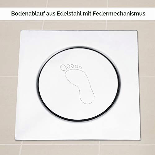 Bodenablauf Edelstahl Duschablauf Shower Drain Sieb Protector für Badezimmer Waschküche Küche Zubehö