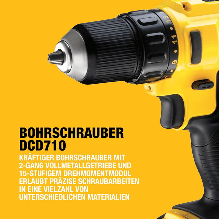 DeWalt dck211d2t-qw 10,8V-XR Lithium-Ionen Schrauber-Set, XR Bohrschrauber + XR Schlagbohrschrauber