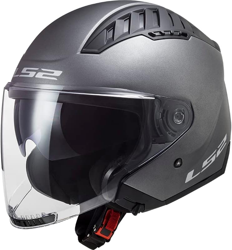 LS2, Jet-Motorradhelm COPTER II SOLID Matt Titanium, XS
