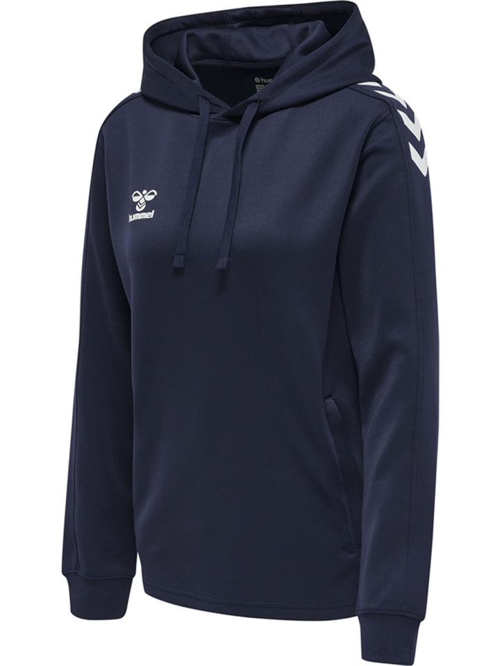 hummel Damen Hmlcore Xk Poly Hood Sweat Woman Sweatshirt XL Marine, XL Marine