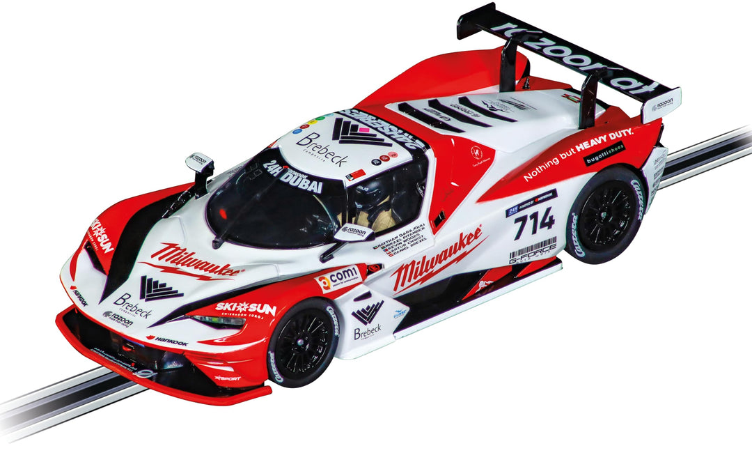 Carrera Evolution KTM X-Bow GTX, Razoon No. 714 – Slotcar mit Lichtfunktionen, digital nachrüstbar &