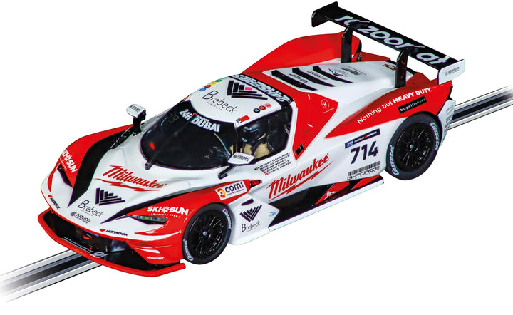 Carrera Evolution KTM X-Bow GTX, Razoon No. 714 – Slotcar mit Lichtfunktionen, digital nachrüstbar &