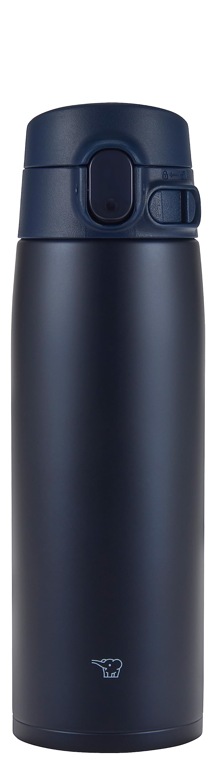 Zojirushi SM-VA60-AD Wasserflasche, One-Touch-Edelstahlbecher, nahtlos, 600 ml, Marineblau 20-Ounce
